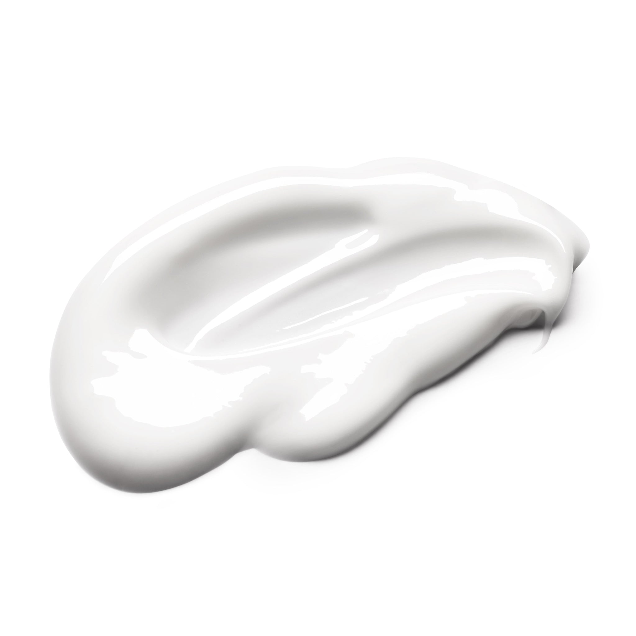 A smear of Mesmerising Oudh Accord & Gold Body Lotion by MoltonBrown Cyprus, featuring a smooth and glossy texture, set against a plain white background.