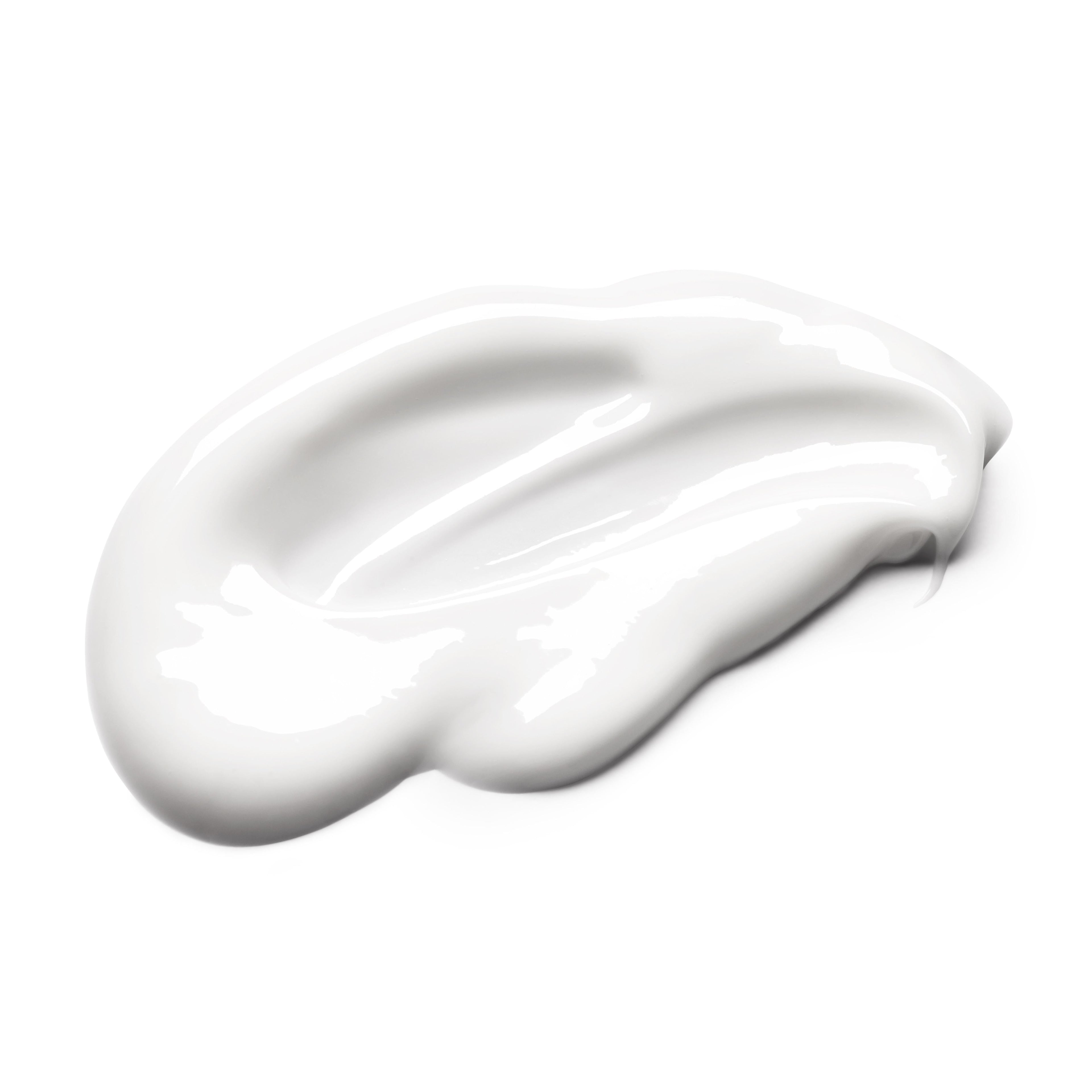 A smear of Mesmerising Oudh Accord & Gold Body Lotion by MoltonBrown Cyprus, featuring a smooth and glossy texture, set against a plain white background.