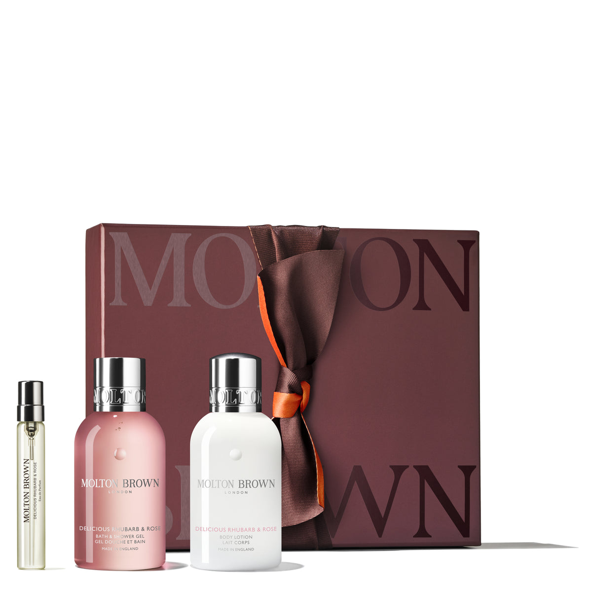 Delicious Rhubarb & Rose Scent Layering Set